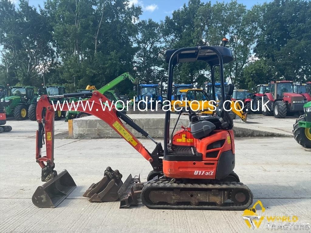 Kubota U 17-3 Mini bagri <7t