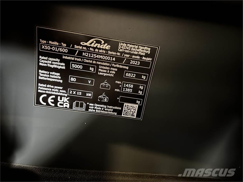 Linde X50 Električni viličarji