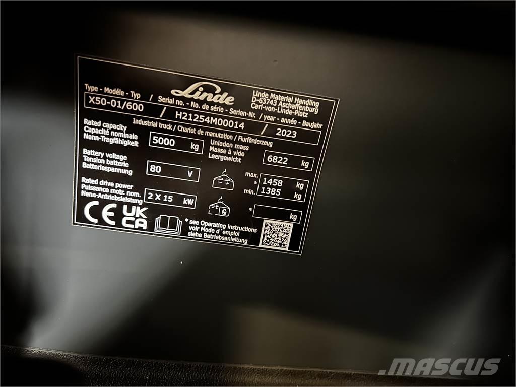 Linde X50 Električni viličarji