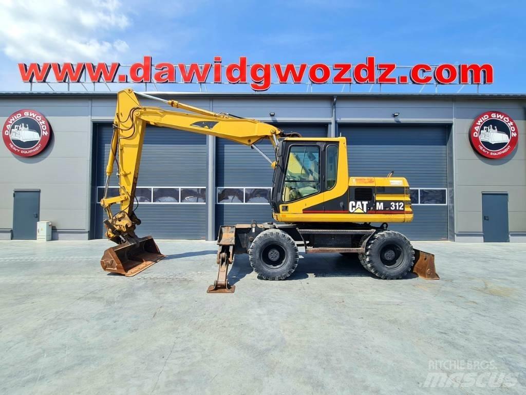 CAT M 312 Bagri na kolesih