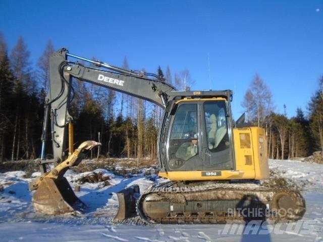 John Deere 135 G Bagri goseničarji