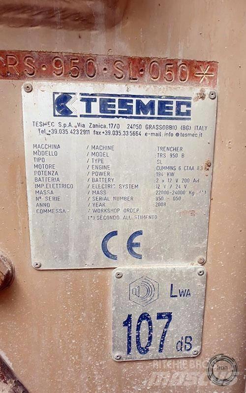 Tesmec TRS950 Freze za kopanje jarkov Trenčerji
