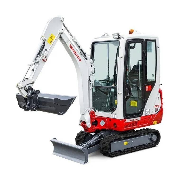 Takeuchi TB216 Mini bagri <7t