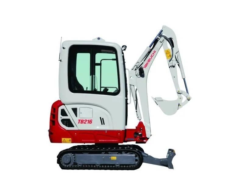 Takeuchi TB216 Mini bagri <7t
