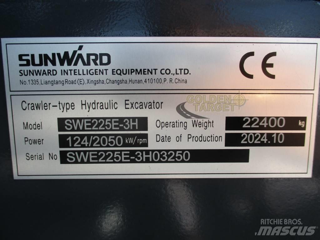 Sunward SWE 225E-3H Bagri goseničarji