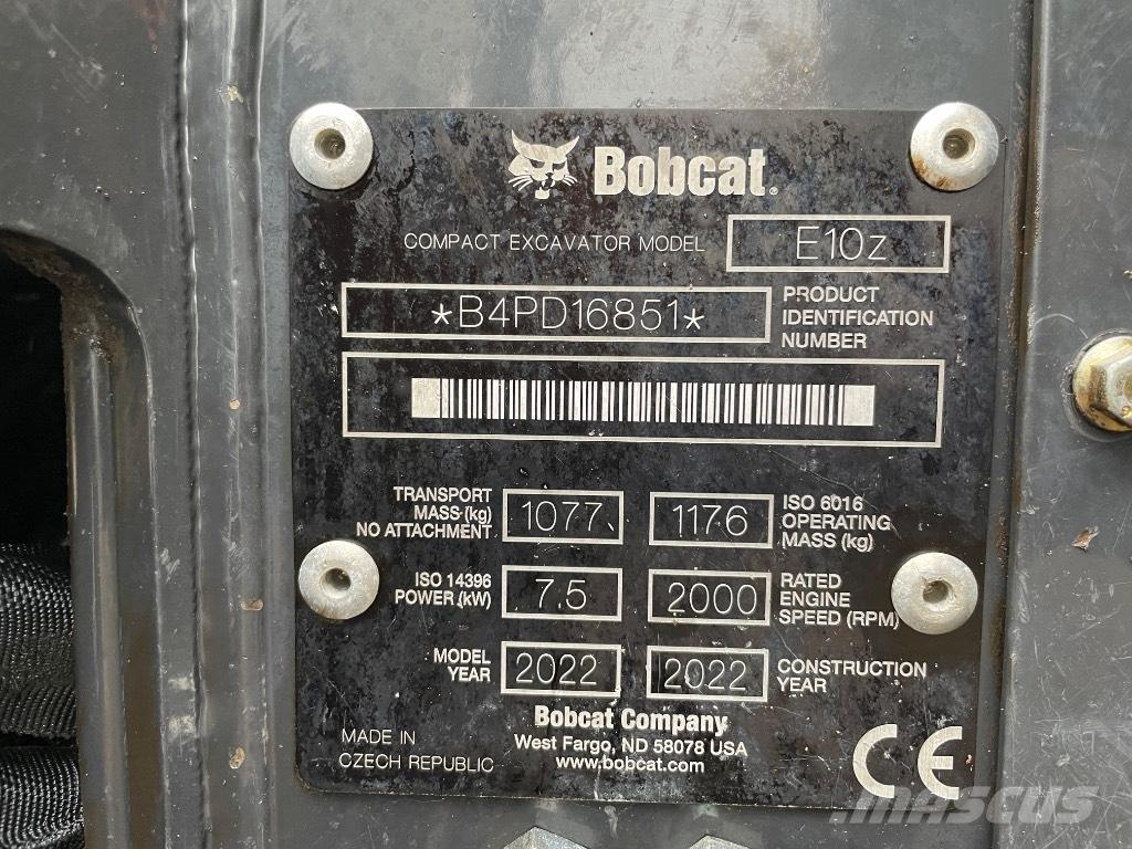 Bobcat E 10z Mini bagri <7t
