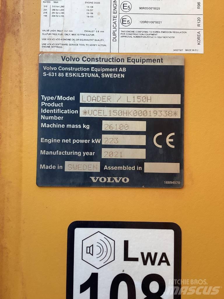 Volvo L 150 H Kolesni nakladalci