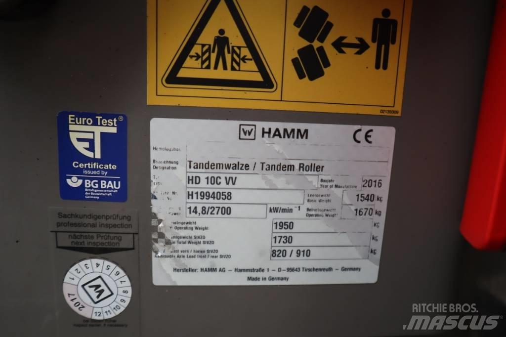 Hamm HD 10C VV Dvojni valjarji