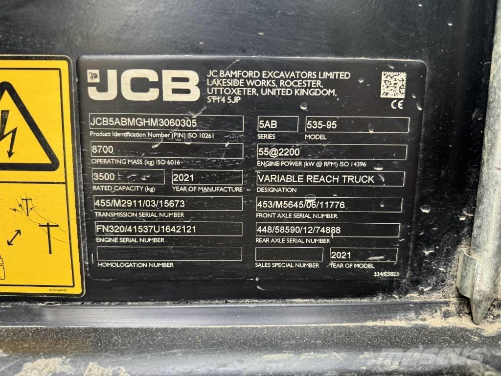 JCB 535-95 Teleskopski viličarji