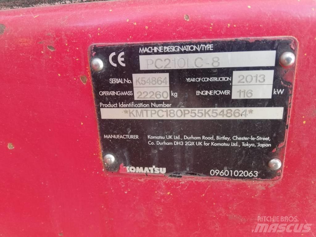 Komatsu PC 210-8 Bagri goseničarji