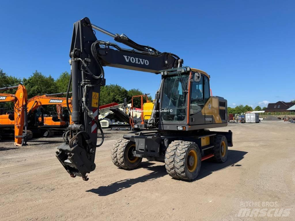 Volvo EW 180 E Bagri na kolesih