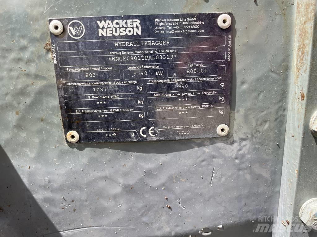 Wacker Neuson 803 Mini bagri <7t