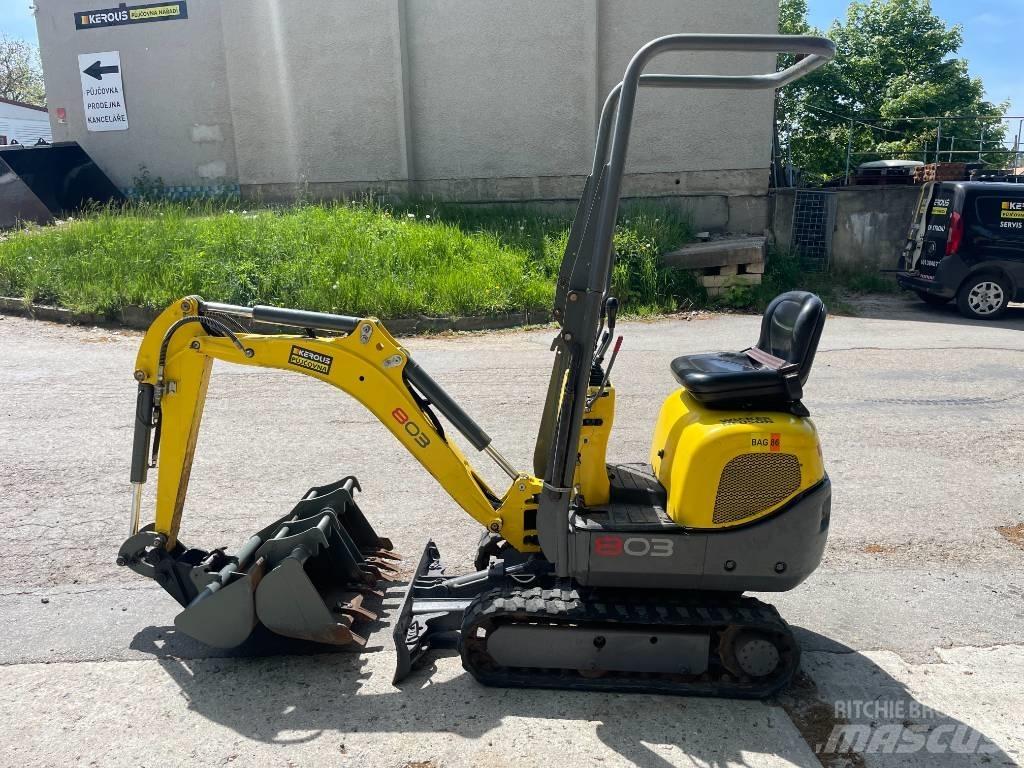 Wacker Neuson 803 Mini bagri <7t