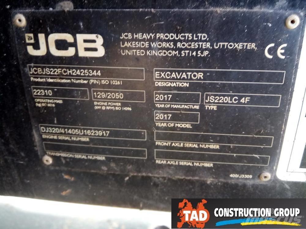 JCB JS 220 LC Bagri goseničarji