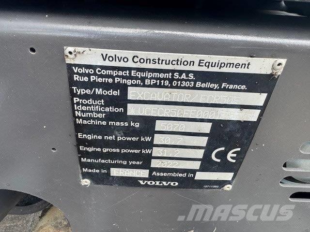 Volvo ECR50F Mini bagri <7t