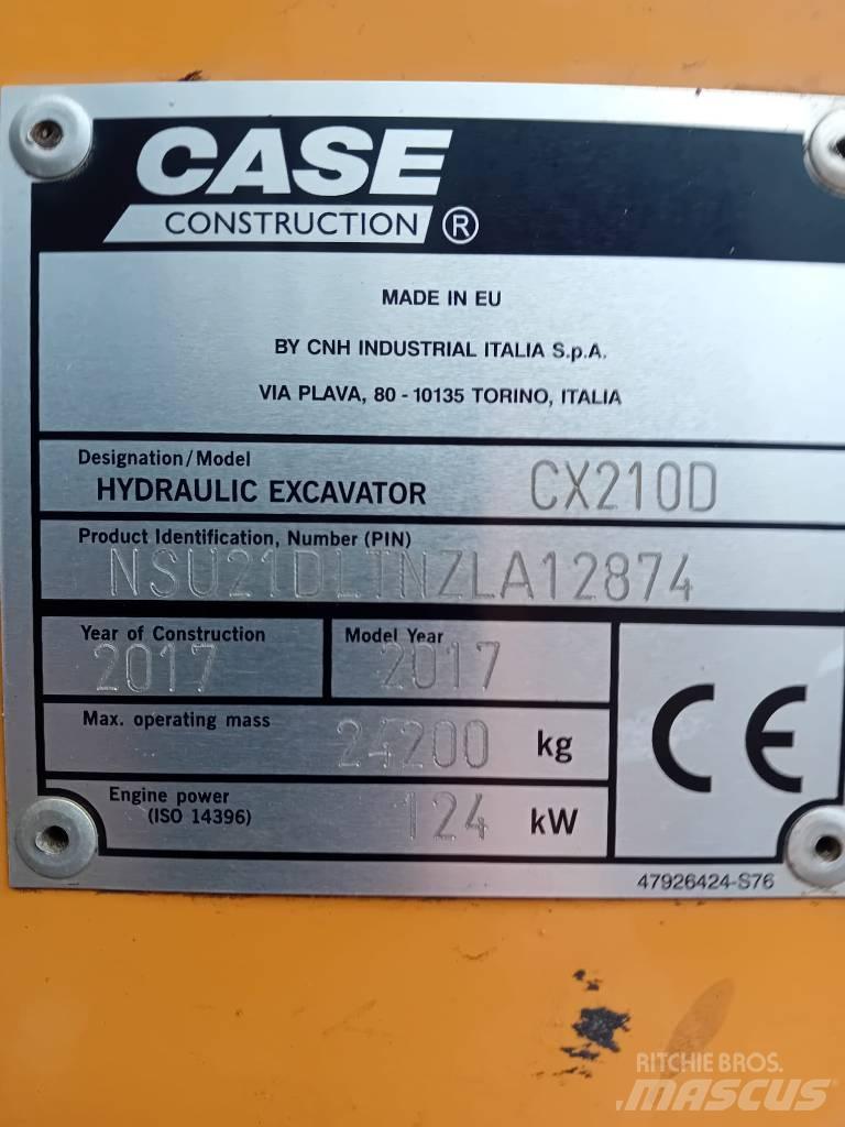 CASE CX 210 D Bagri goseničarji