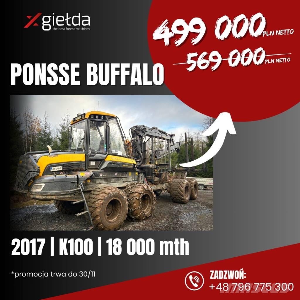 Ponsse Buffalo Forwarderji