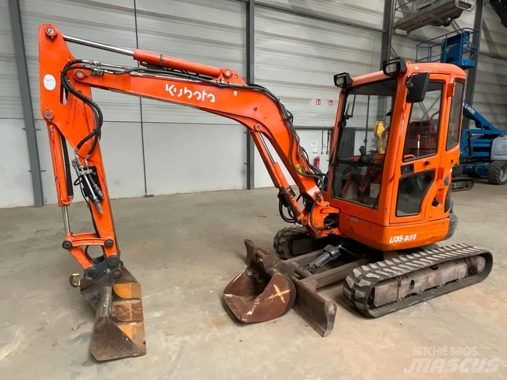 Kubota U 35-3 A 3 Mini bagri <7t