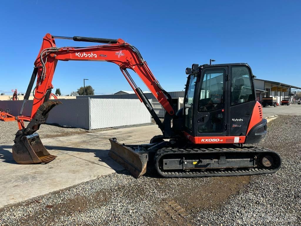 Kubota KX 080-4 Mini bagri <7t
