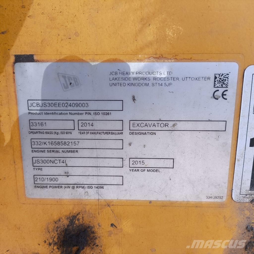 JCB JS 300 Bagri goseničarji