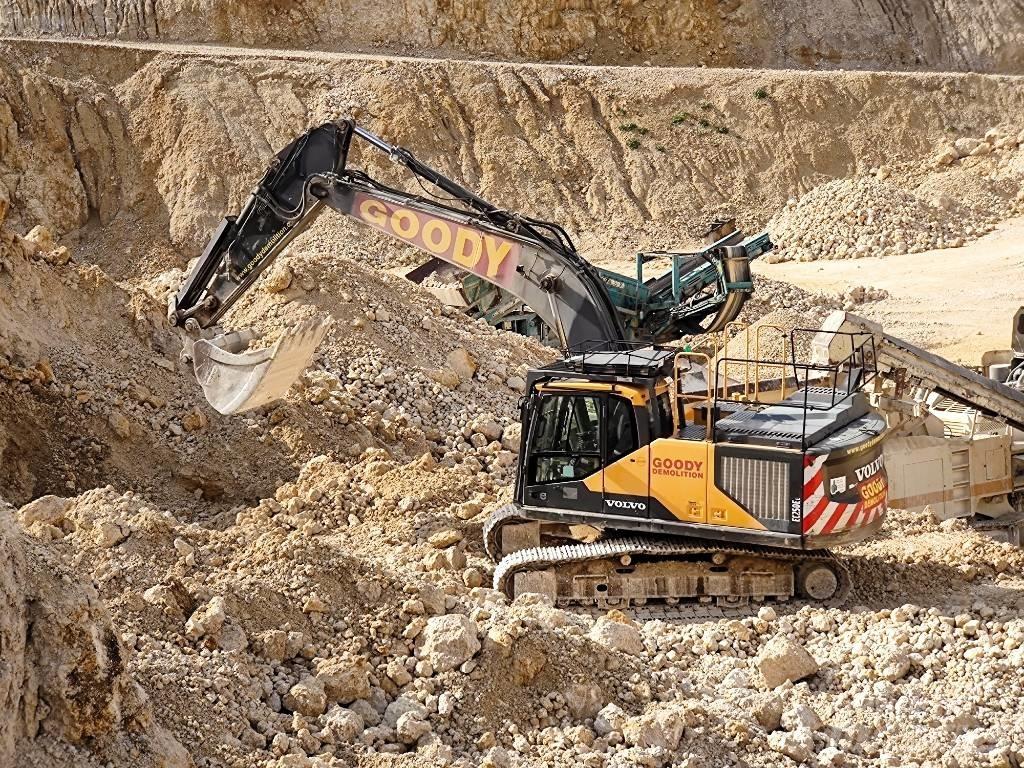 Volvo EC 250 EL Bagri goseničarji