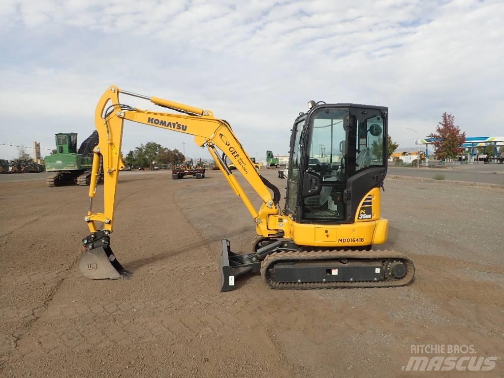Komatsu PC35MR-5 Mini bagri <7t