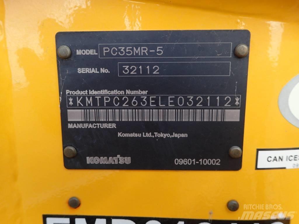 Komatsu PC35MR-5 Mini bagri <7t