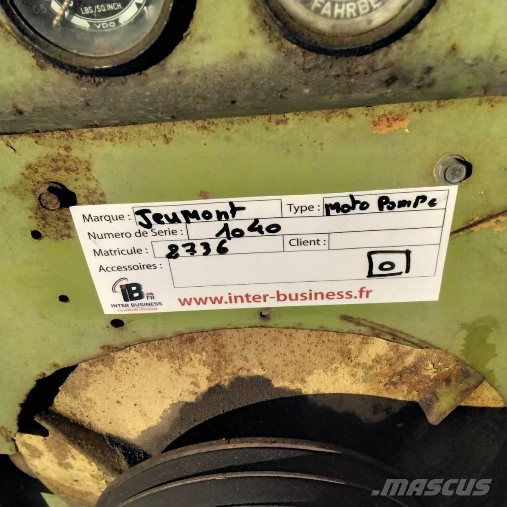  JEUMONT MOTOPOMPE Črpalke in mešalci