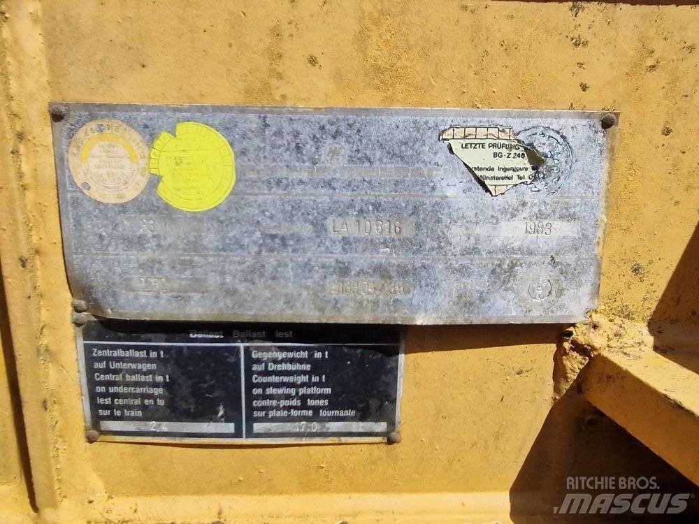 Liebherr 33 K Stolpni žerjavi