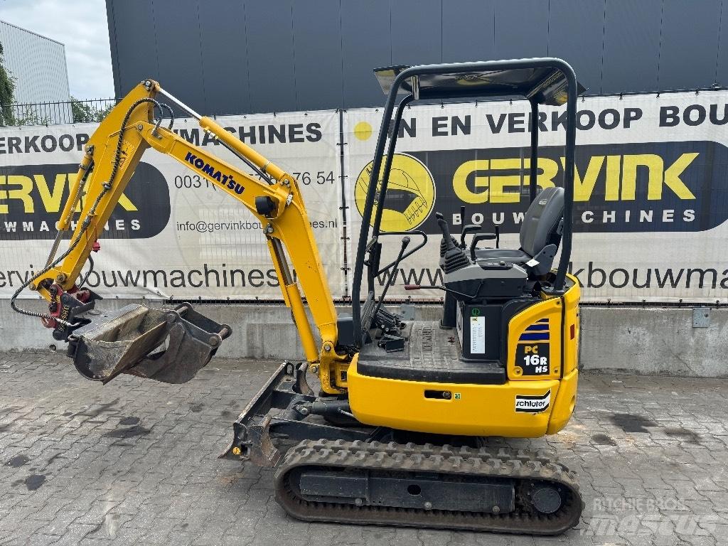 Komatsu PC 16 R-3HS Mini bagri <7t