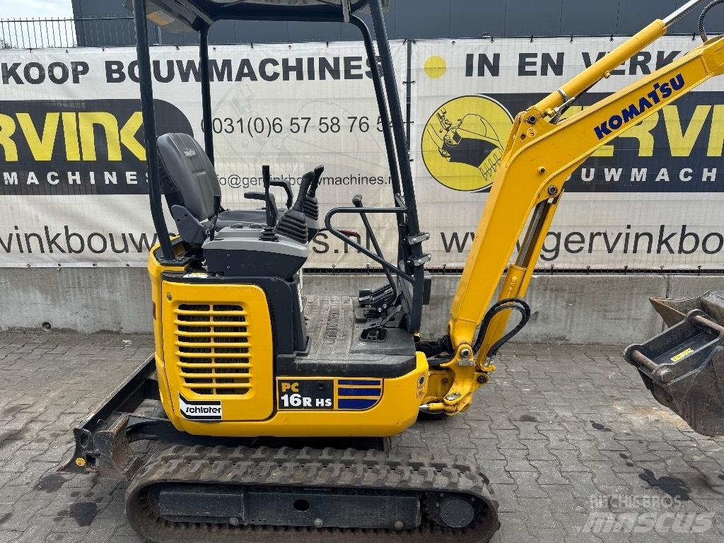 Komatsu PC 16 R-3HS Mini bagri <7t