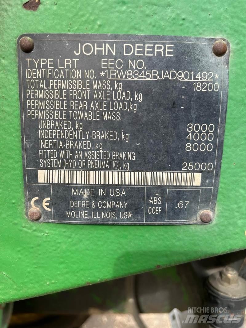 John Deere 8345RT Dvigala na gosenicah