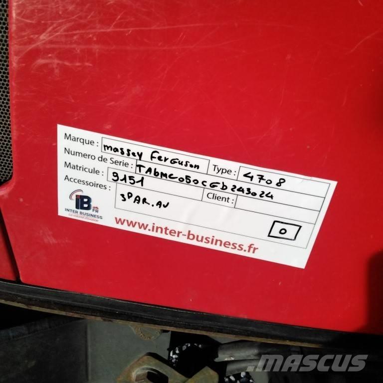Massey Ferguson 4708 Traktorji