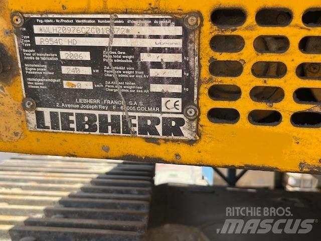 Liebherr R 954C  HD Bagri na kolesih