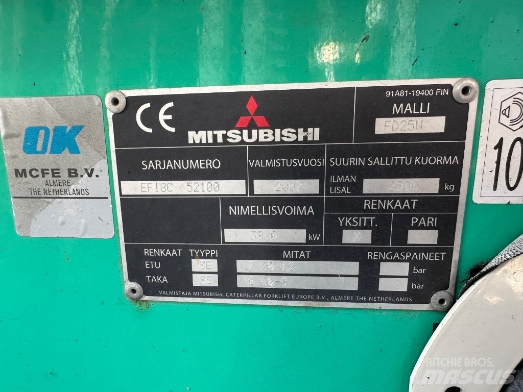 Mitsubishi FD25N Dizelski viličarji