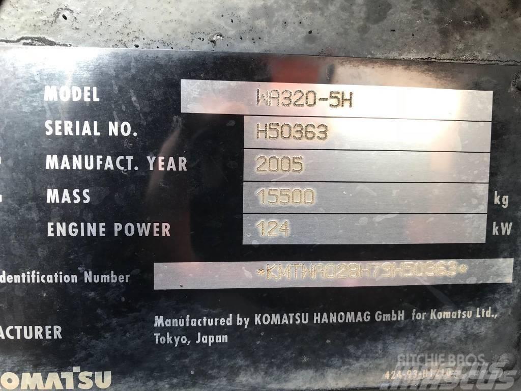 Komatsu WA320-5H Kolesni nakladalci