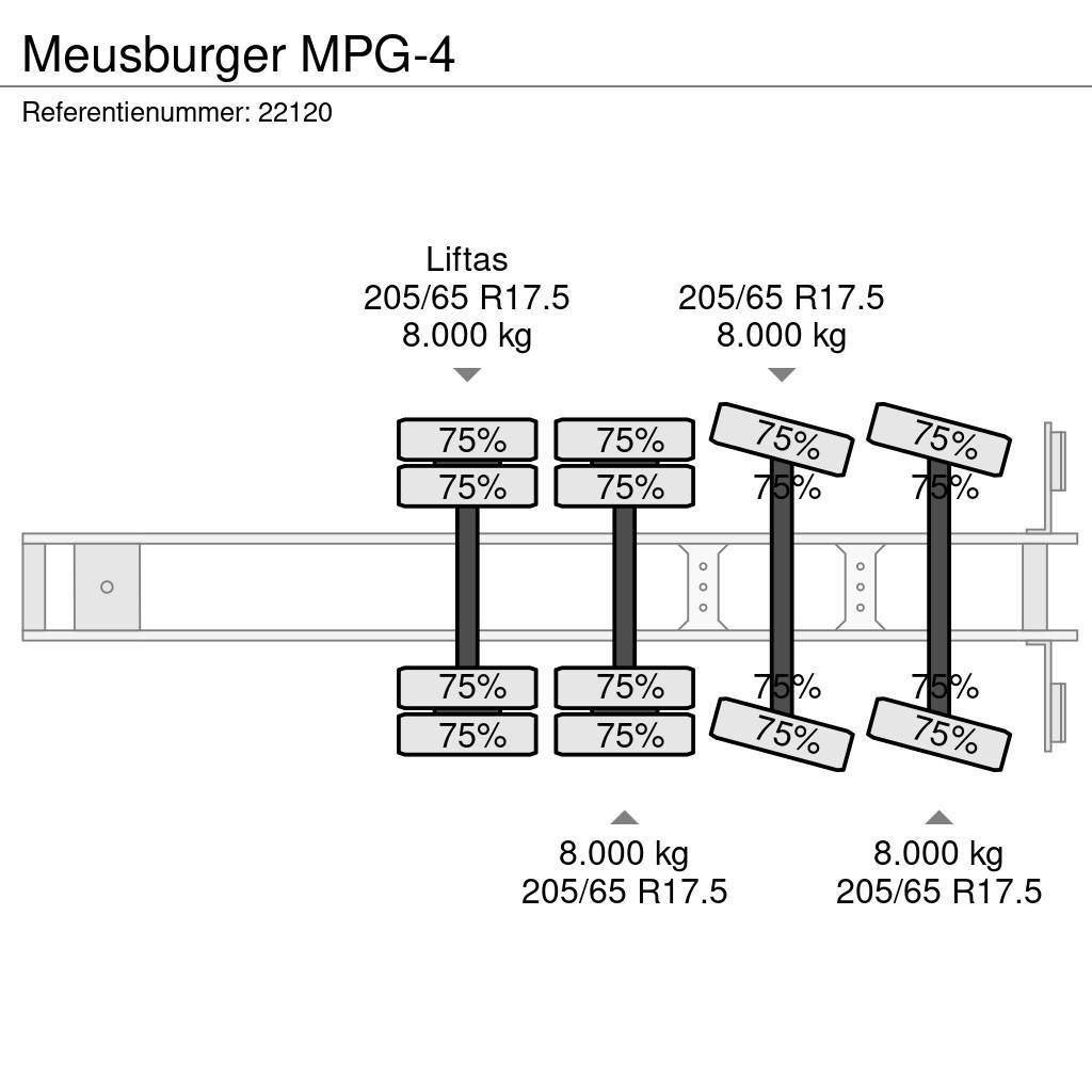 Meusburger MPG-4 Nizko noseče polprikolice