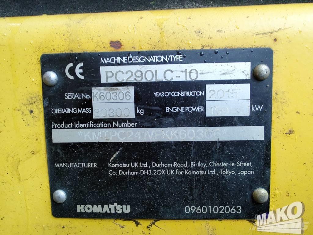 Komatsu PC 290 Bagri goseničarji