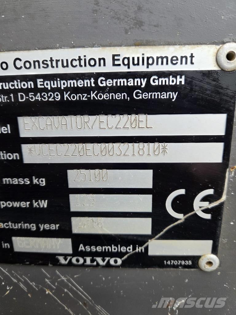 Volvo EC220EL Bagri goseničarji