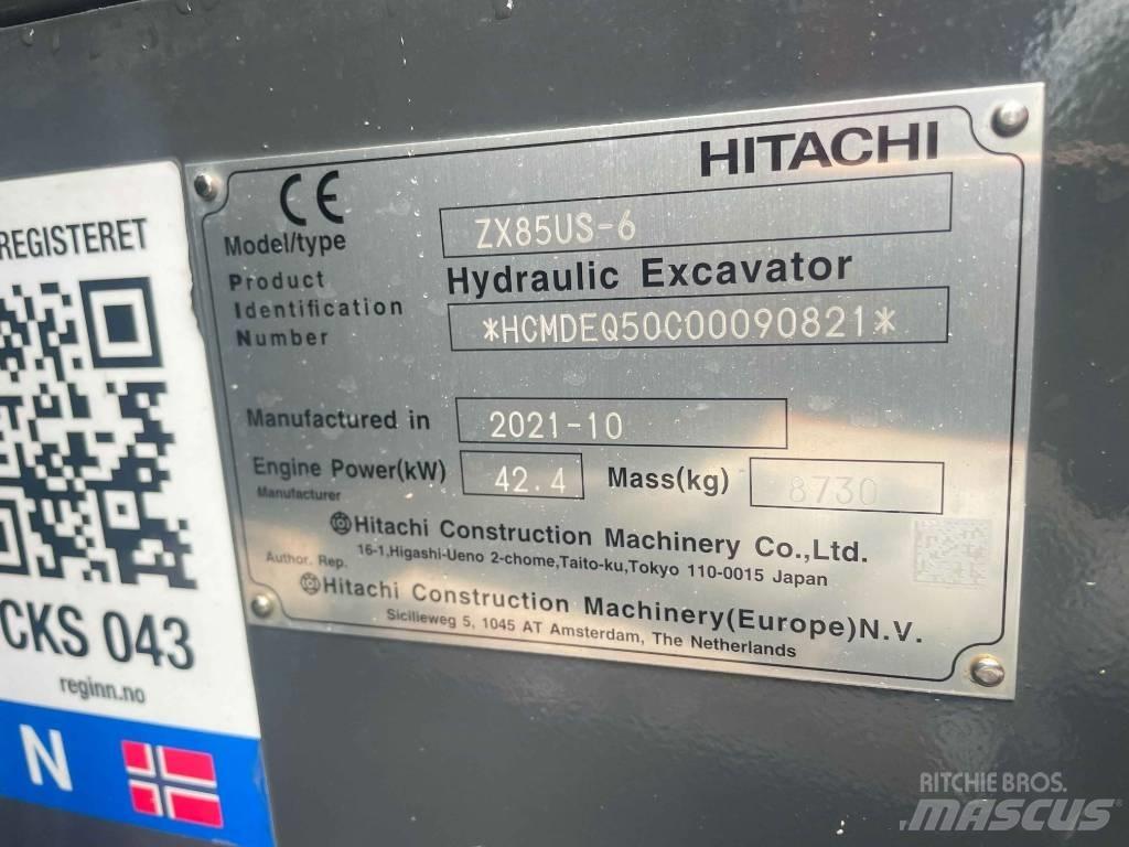 Hitachi ZX 85 US-6 Midi bagri 7t – 12t