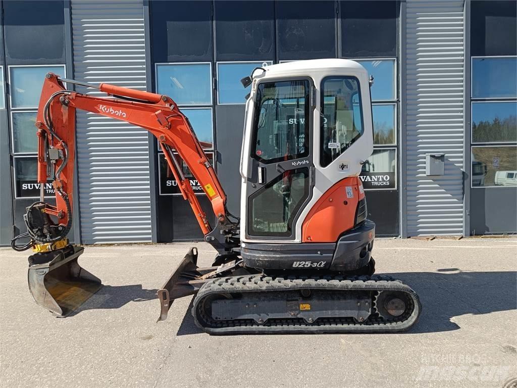 Kubota U25-3 Mini bagri <7t