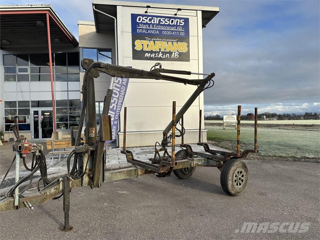  Enkelaxlad Vedkärra Gozdarske prikolice