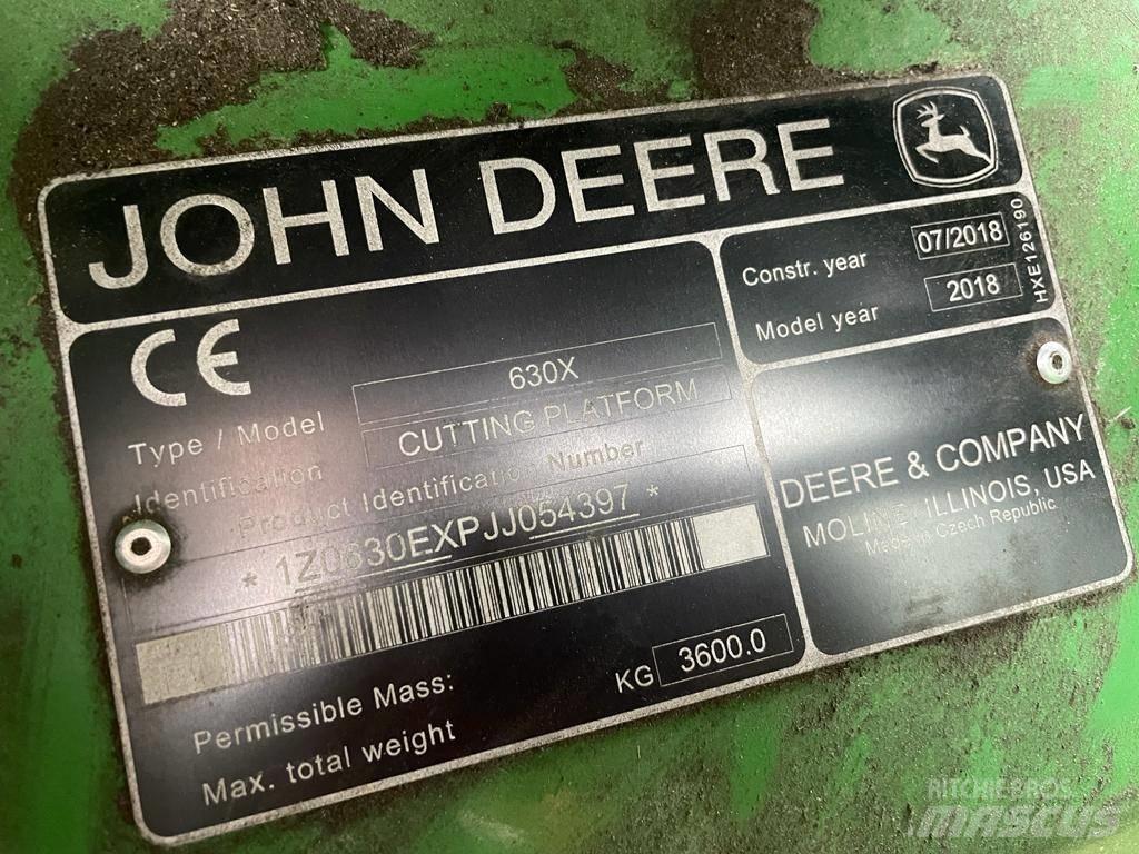 John Deere 630x Dodatna oprema za kombajne