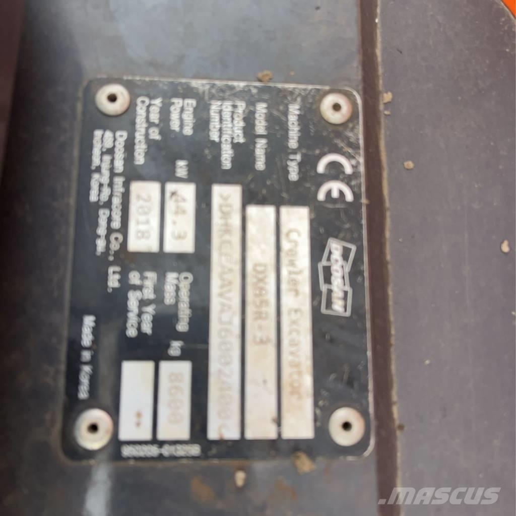 Doosan DX 85 R-3 Midi bagri 7t – 12t