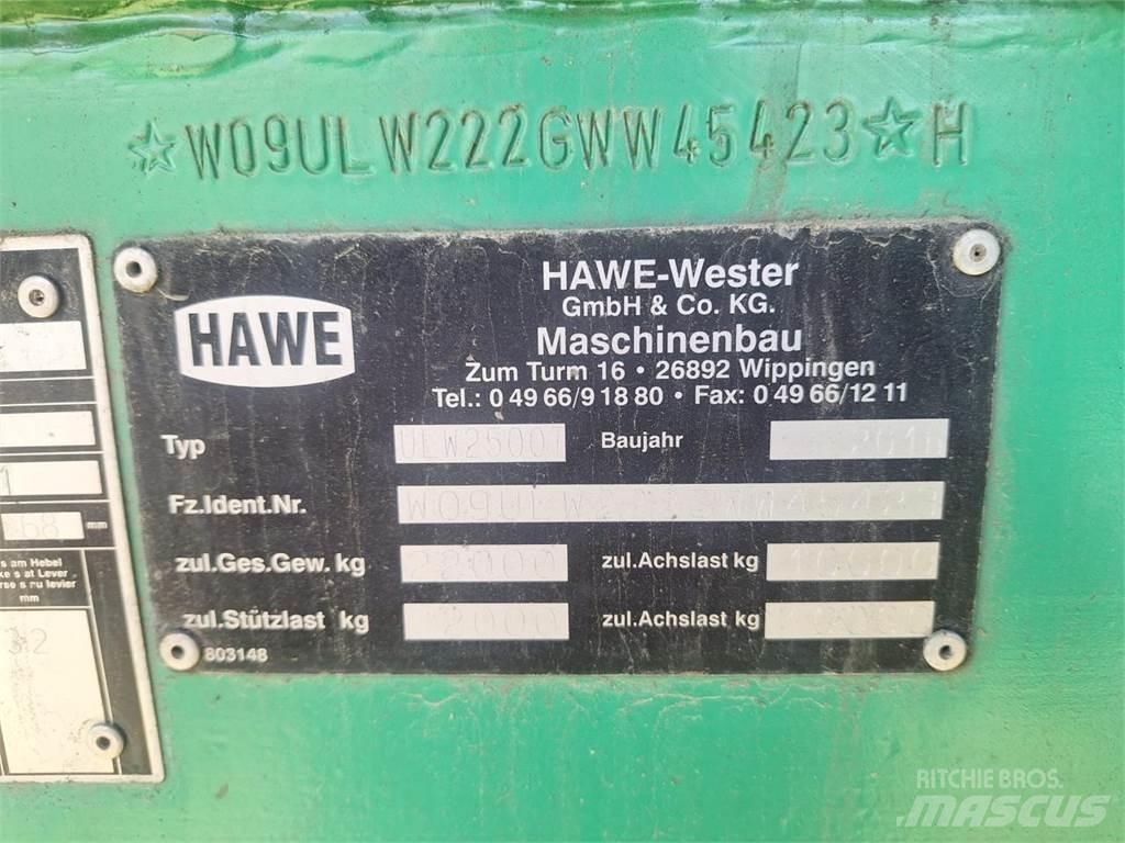 Hawe ULW 2500 T Prikolice za žito