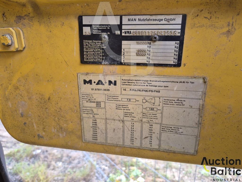 MAN 16.192 Kiper tovornjaki