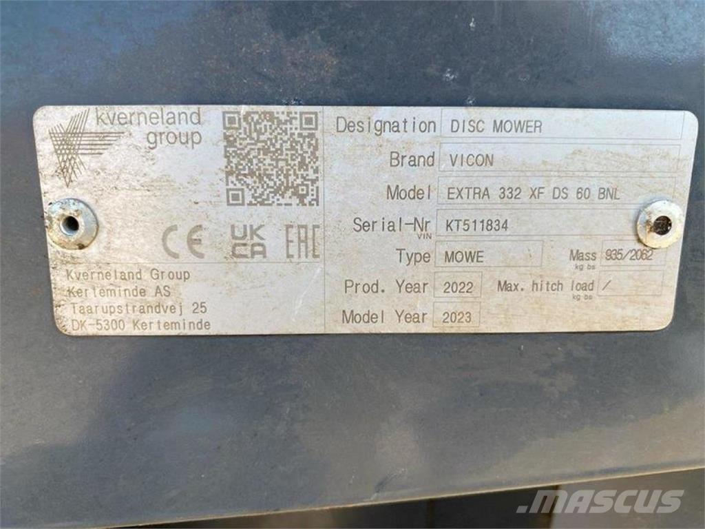 Vicon EXTRA 332 XF Kosilnice