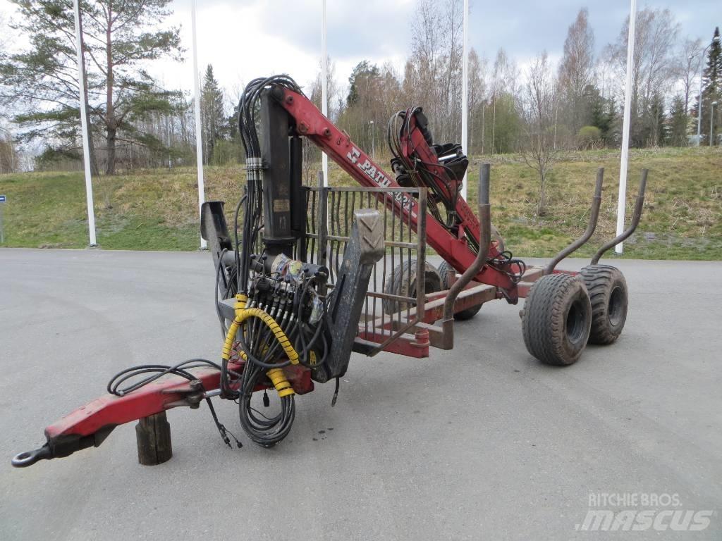 Patu 202T + 8 tn kärry Gozdarske prikolice