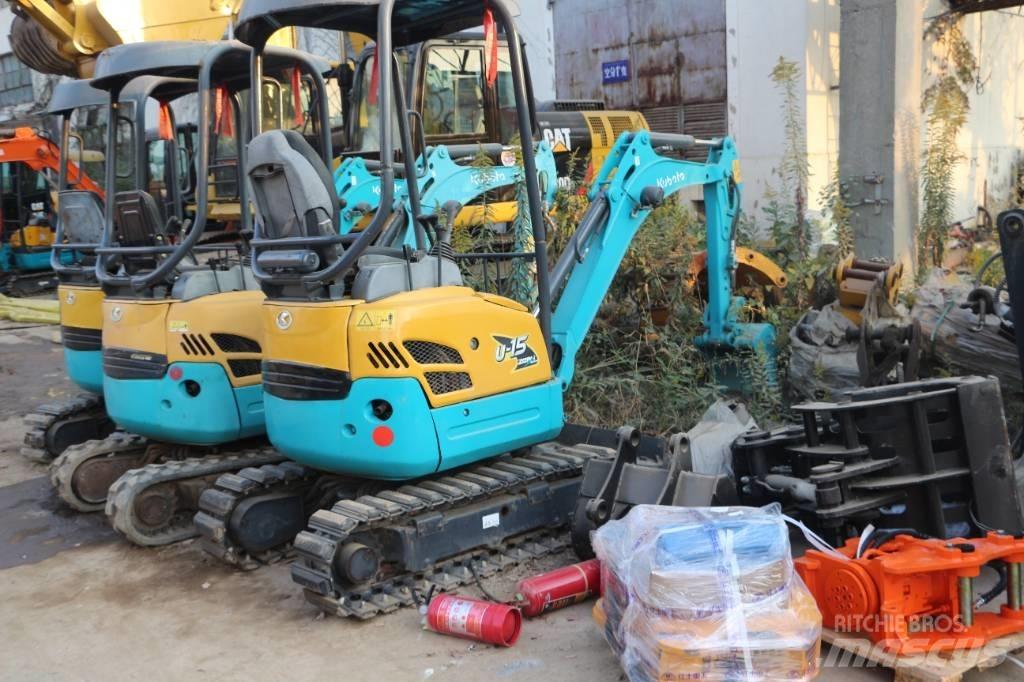 Kubota U 15 Mini bagri <7t