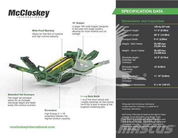 McCloskey R155 Sita